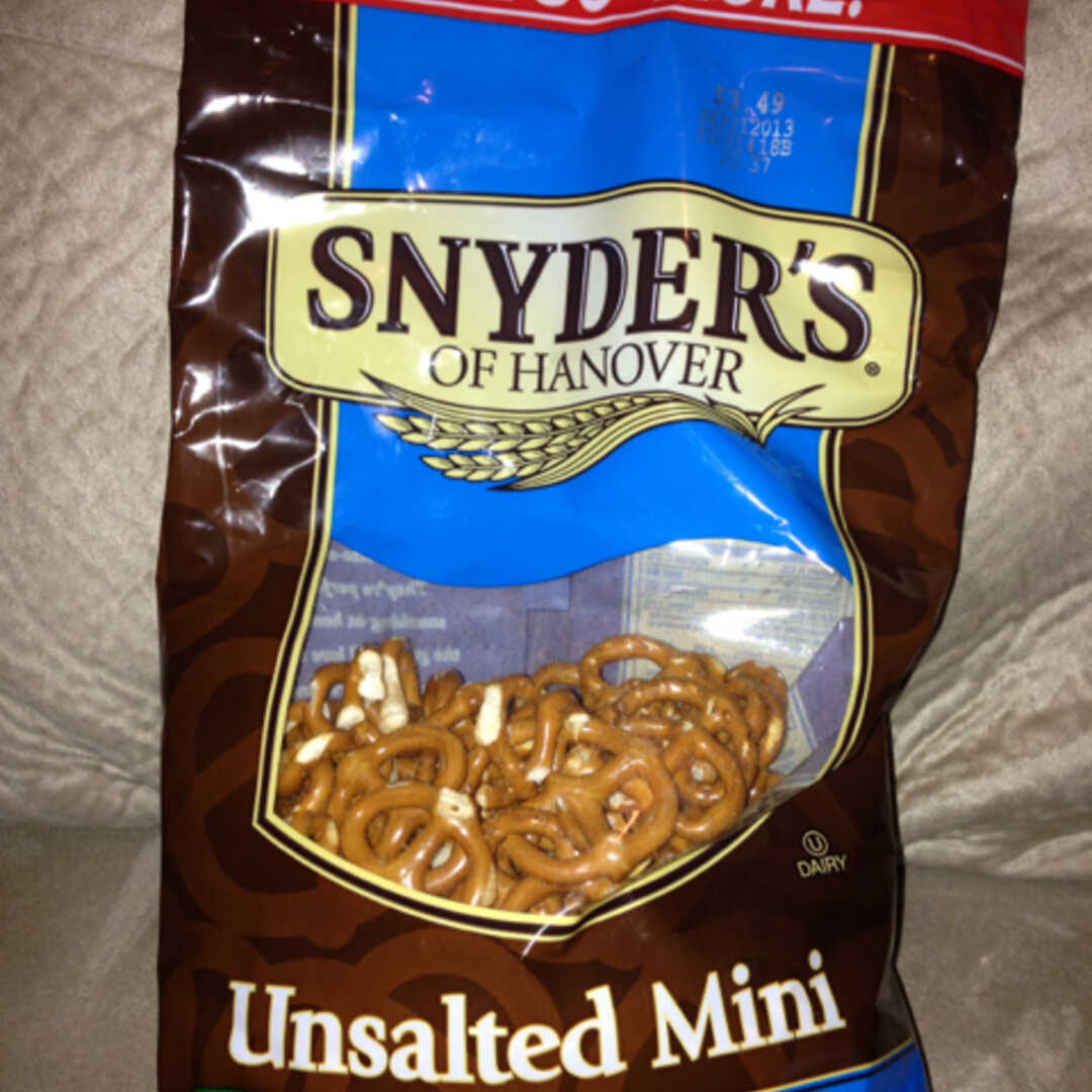 Snyder's of Hanover Unsalted Mini Pretzels