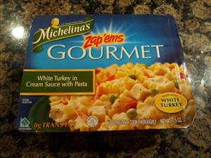 Michelina's Zap'ems Gourmet White Turkey in Cream Sauce with Pasta