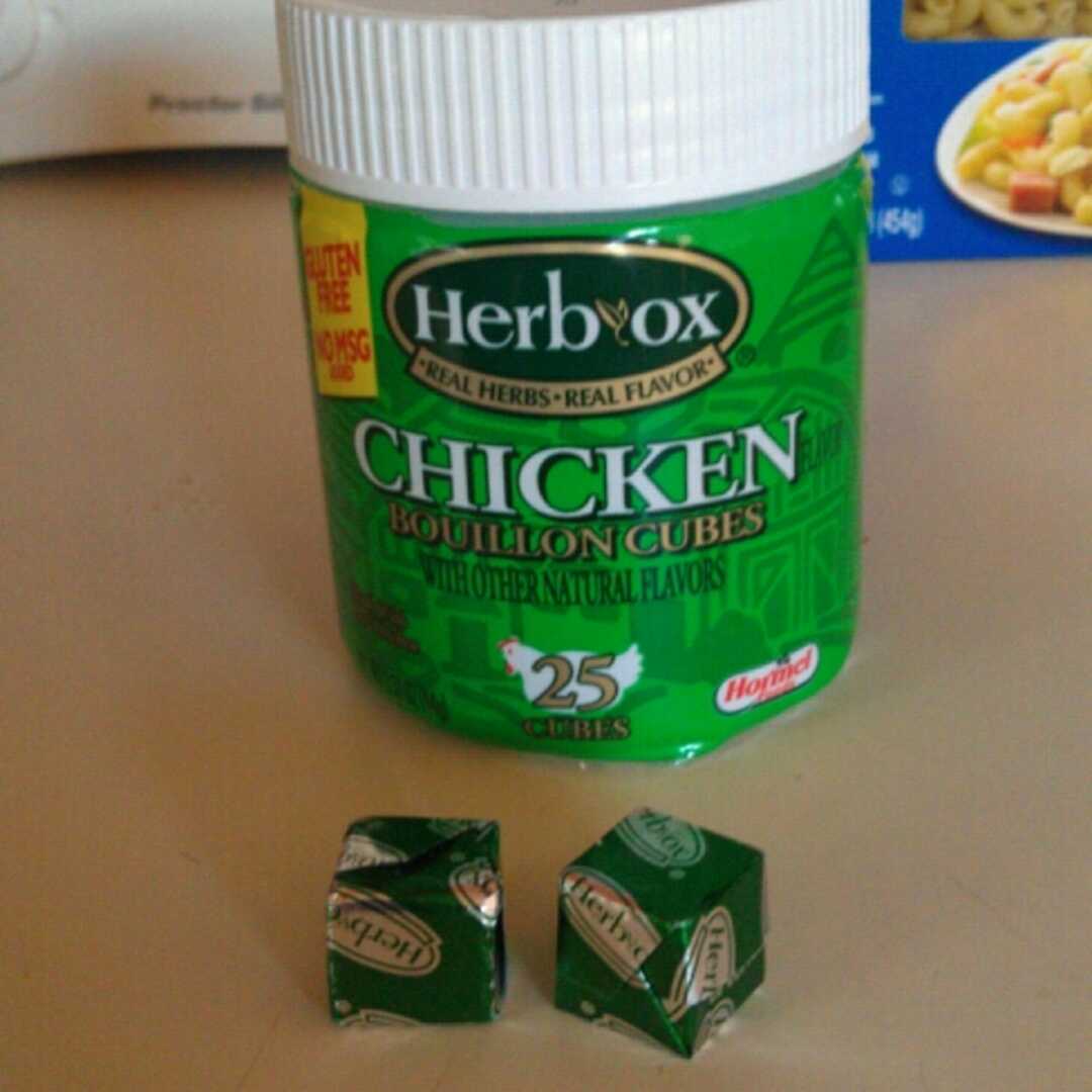 Calories in Herb-Ox Chicken Bouillon Cubes and Nutrition Facts