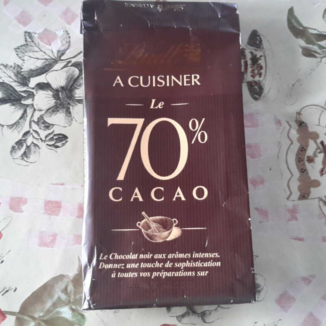 Lindt Chocolat Noir à Cuisiner 70%
