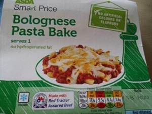 Asda Smart Price Bolognese Pasta Bake