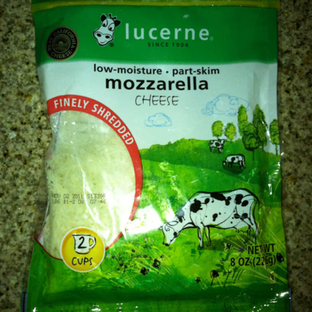Lucerne Low Moisture Part Skim Shredded Mozzarella Cheese