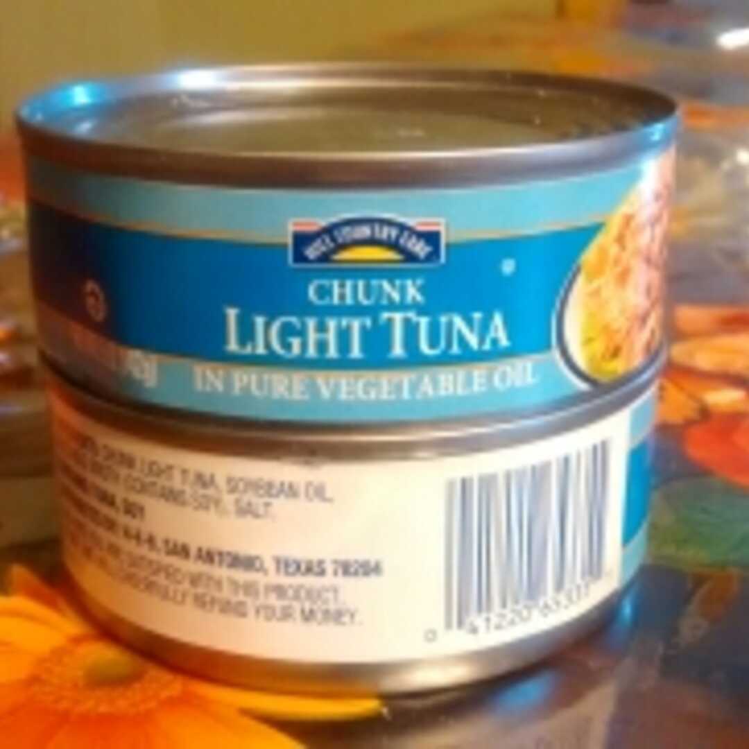 Hill Country Fare Chunk Light Tuna in Pure Vegetable Oil