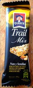 Quaker Trail Mix Nuts y Semillas