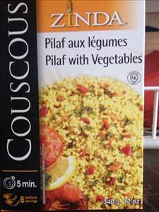 Zinda Couscous Pilaf aux Légumes