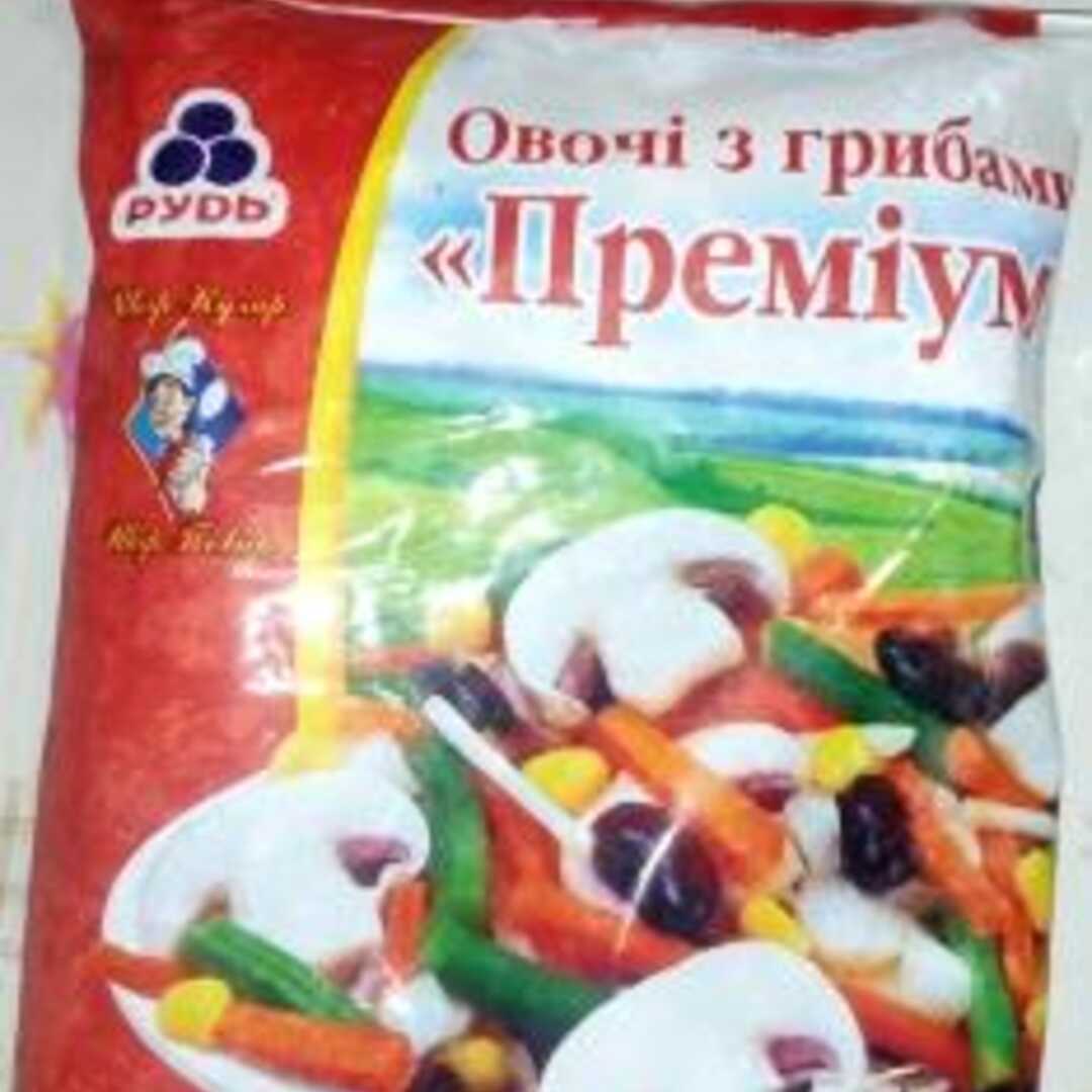 Рудь Овощи с Грибами 