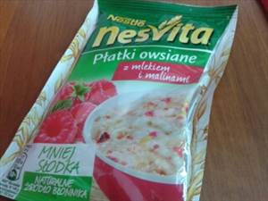Nestlé Nesvita Płatki Owsiane z Mlekiem i Malinami