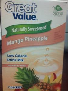 Great Value  Mango Pineapple Low Calorie Drink Mix