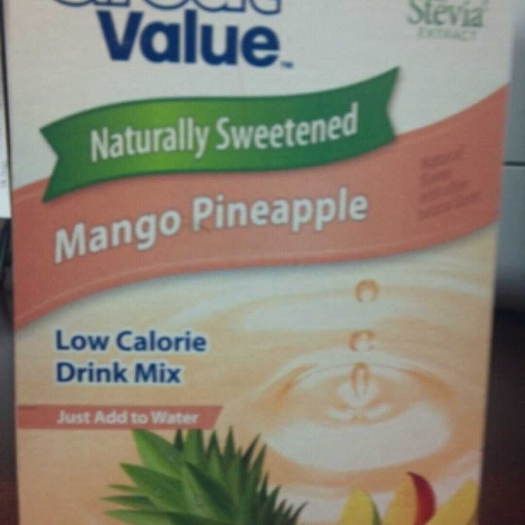 Great Value  Mango Pineapple Low Calorie Drink Mix