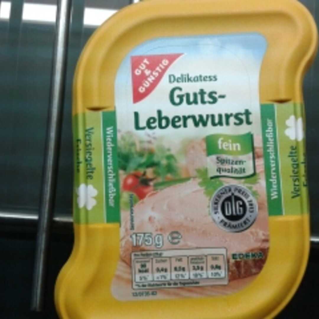 Gut & Günstig Delikatess Gutsleberwurst