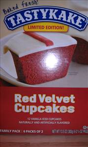 Tastykake Red Velvet Cupcakes