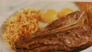 Denny's T-bone Steak & Eggs