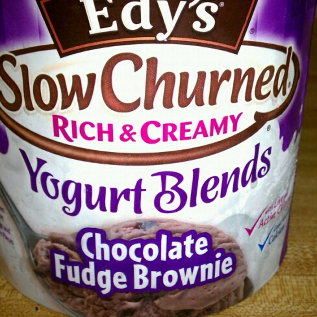Edy's Slow Churned Yogurt Blends - Chocolate Fudge Brownie
