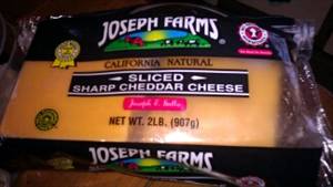 Joseph Farms Sharp Cheddar Cheese