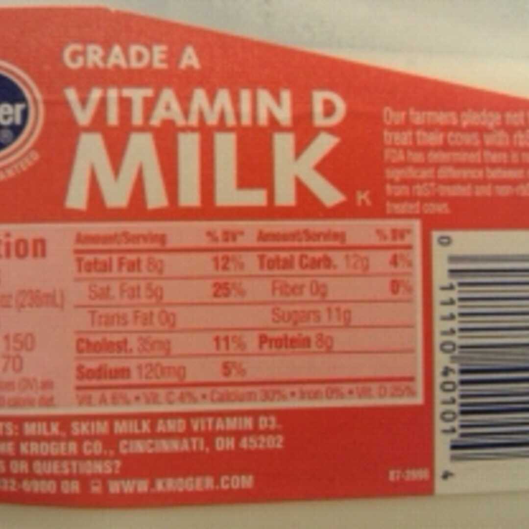 Kroger Vitamin D Whole Milk