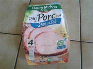 Fleury Michon Rôti de Porc Cuit -25% de Sel