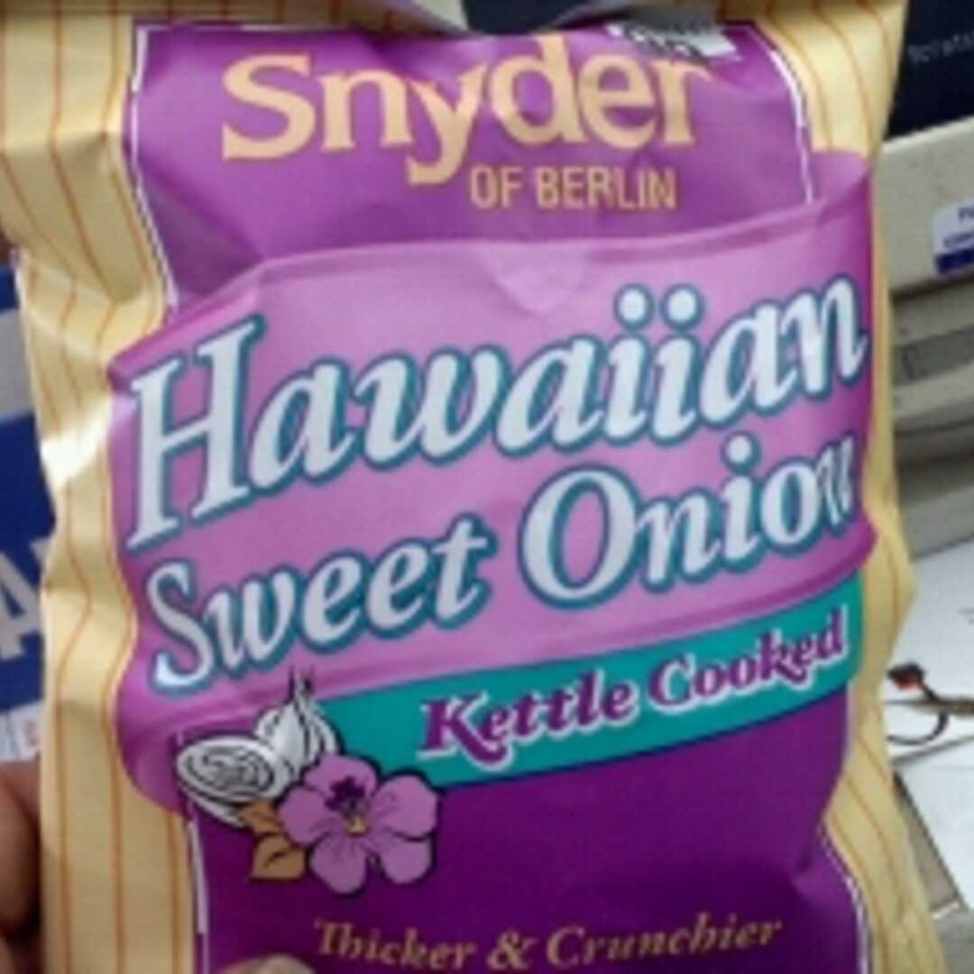 Snyder's of Hanover Hawaiian Sweet Onion Kettle-Style Chips