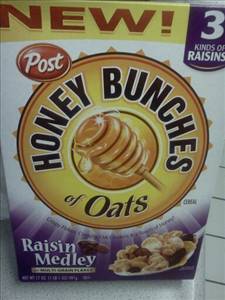 Post Honey Bunches of Oats Raisin Medley