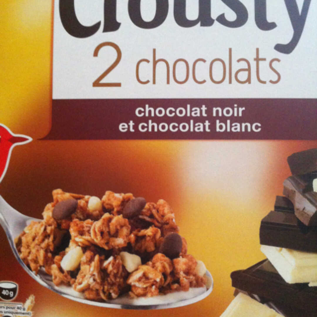 Auchan Crousty 2 Chocolats