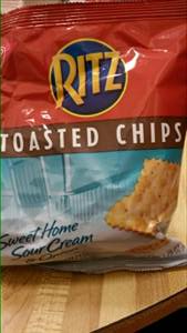 Ritz Toasted Chips - Sweet Home Sour Cream & Onion (Package)