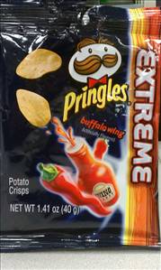 Pringles Extreme Blazin' Buffalo Wing Potato Crisps