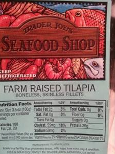 Trader Joe's Farm Raised Tilapia Fillets