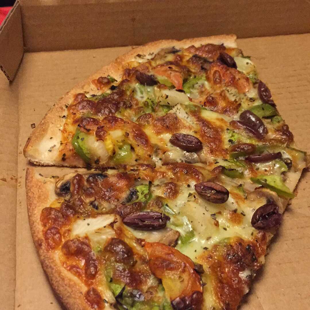 Pizza with Meat and Vegetables