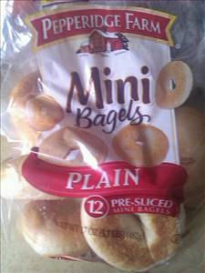 Pepperidge Farm Plain Mini Bagels
