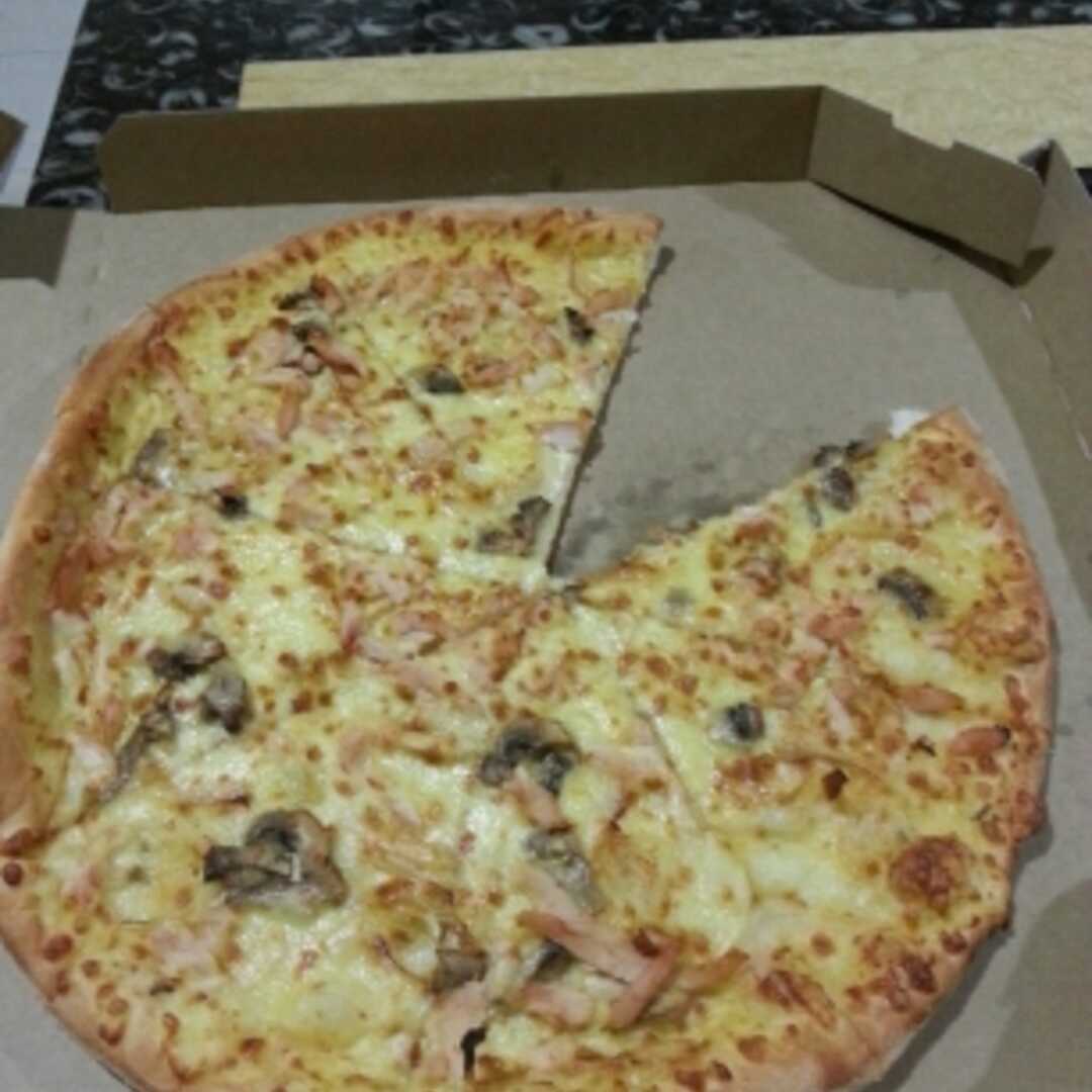 Thick Crust Pizza with Meat