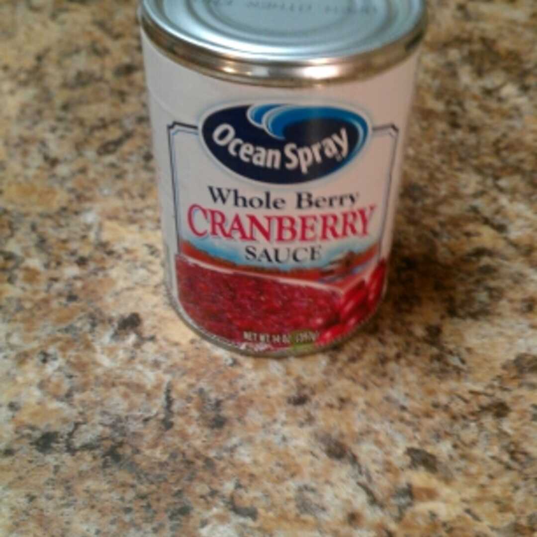 Cranberry Sauce (Sweetened, Canned)