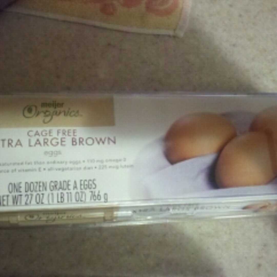 Meijer Organics Extra Large Brown Egg