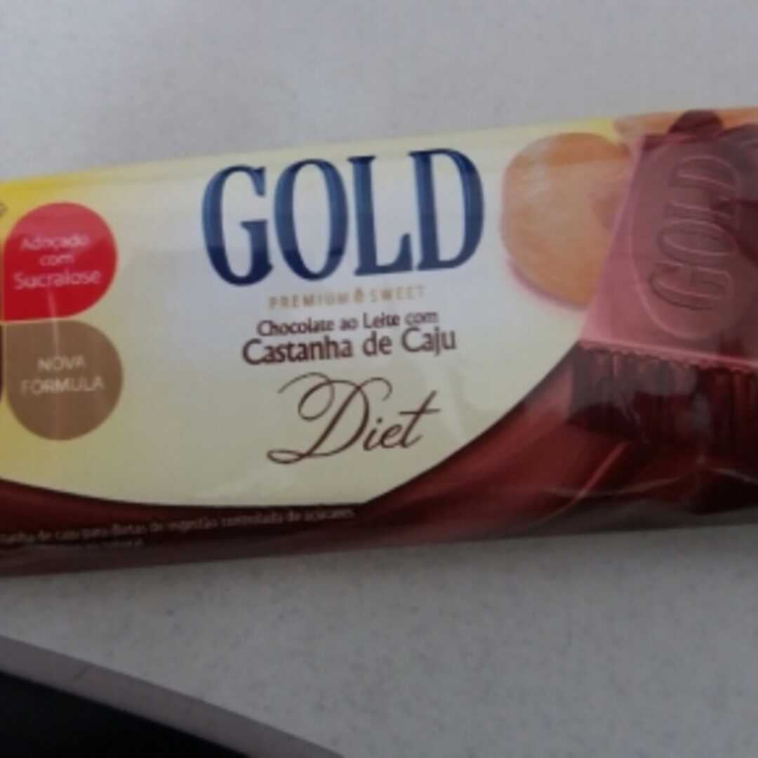 Gold Chocolate Ao Leite com Castanha de Caju