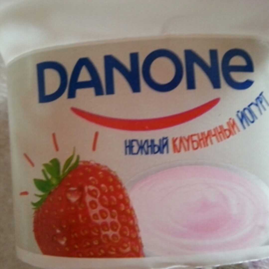 Danone Нежный Клубничный Йогурт