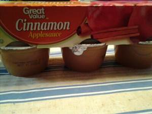 Great Value Cinnamon Applesauce (4 oz)