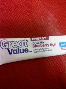 Great Value Blueberry Acai Drink Mix