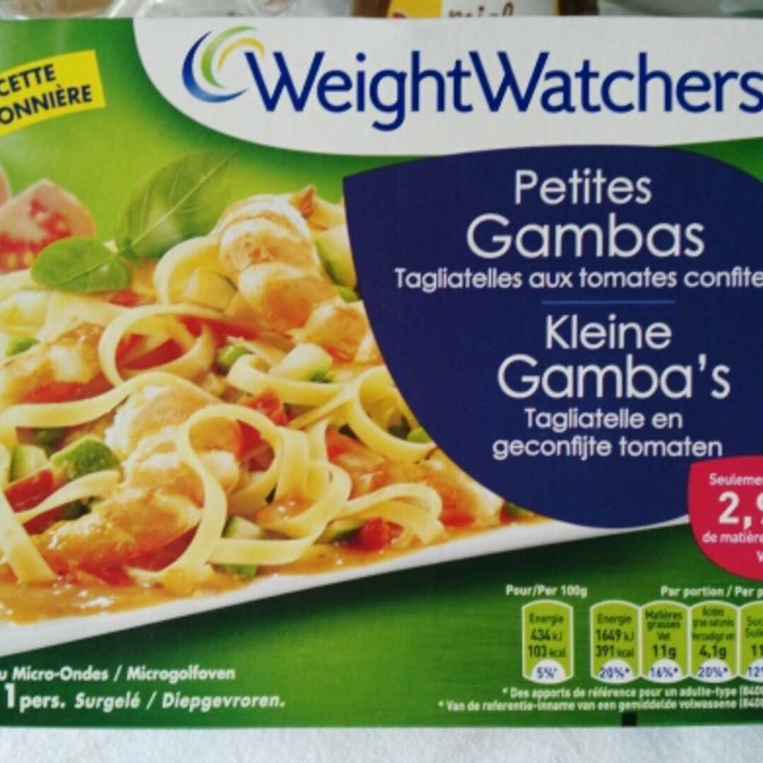 Weight Watchers Petites Gambas Tagliatelles aux Tomates Confites