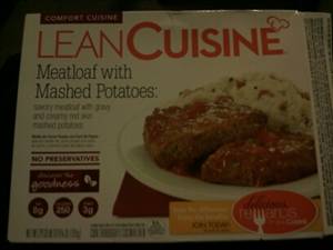 Lean Cuisine Meatloaf with Mashed Potatoes
