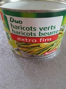 Auchan Duo Haricots Verts Haricots Beurre