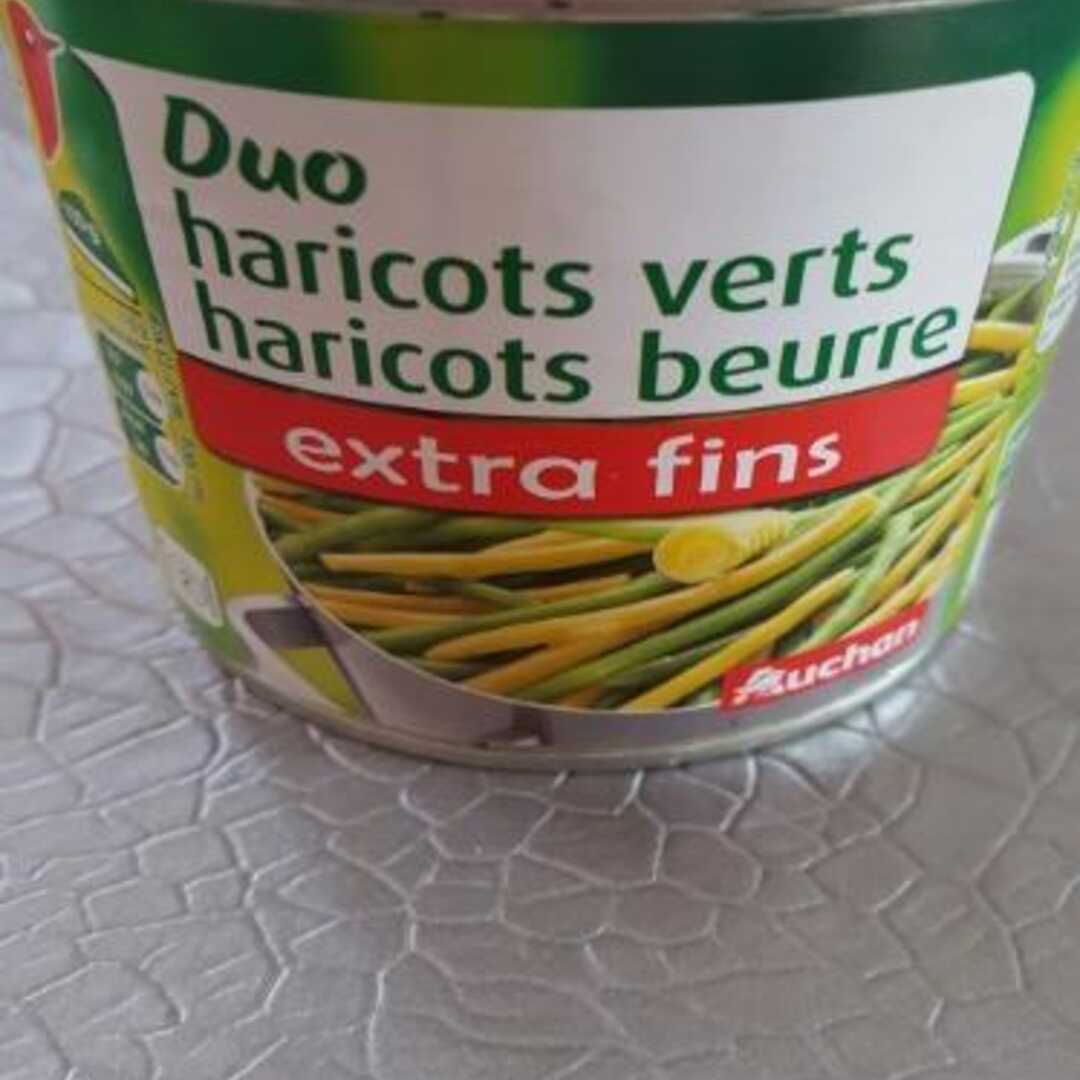Auchan Duo Haricots Verts Haricots Beurre