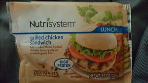 NutriSystem Grilled Chicken Sandwich