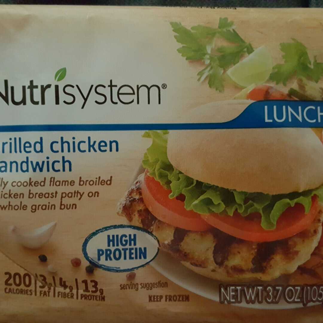 NutriSystem Grilled Chicken Sandwich