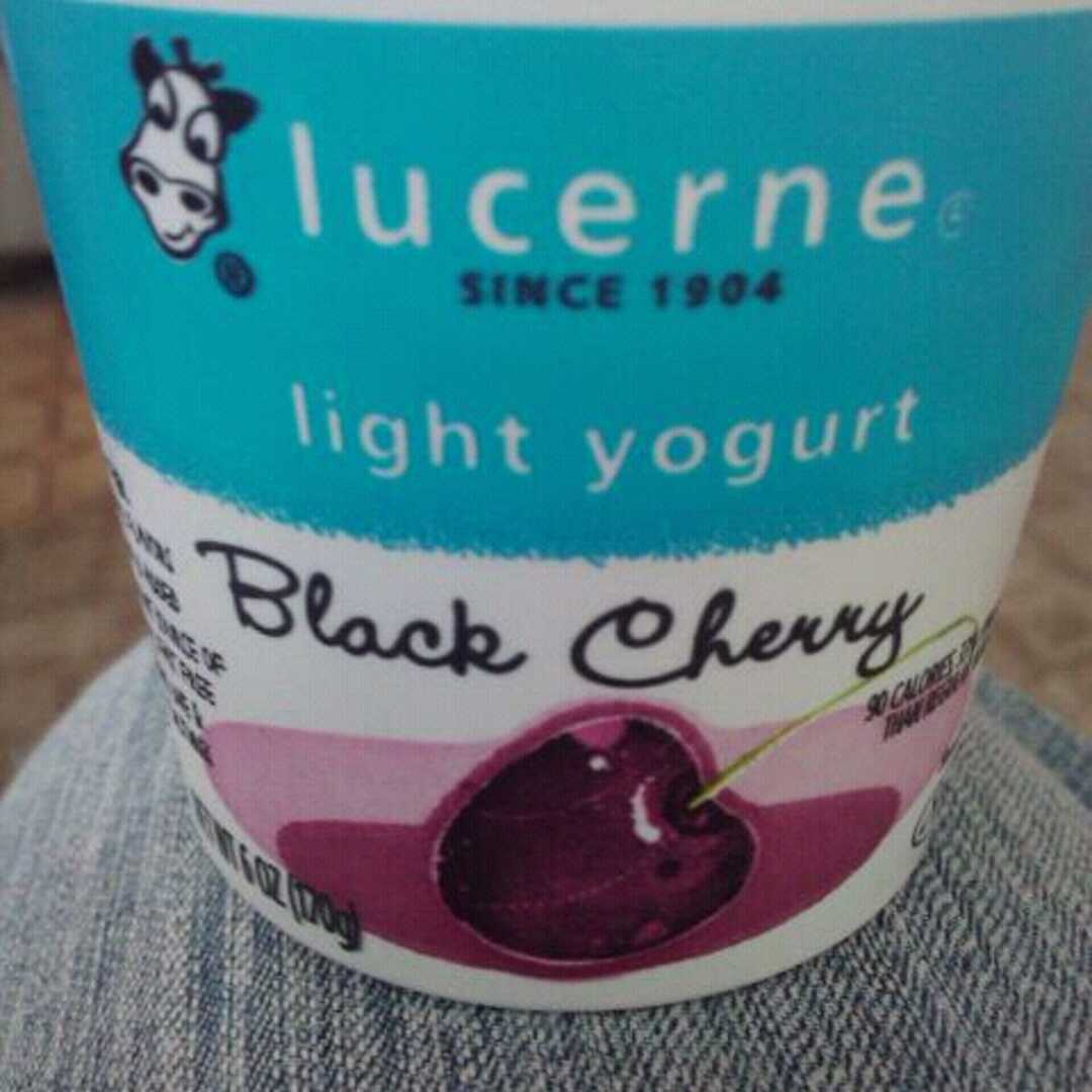 Lucerne Light Yogurt - Black Cherry