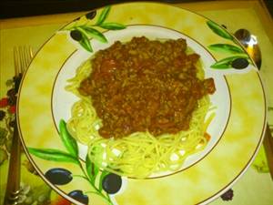 Spaghetti with Meat Sauce (Diet Frozen Meal)