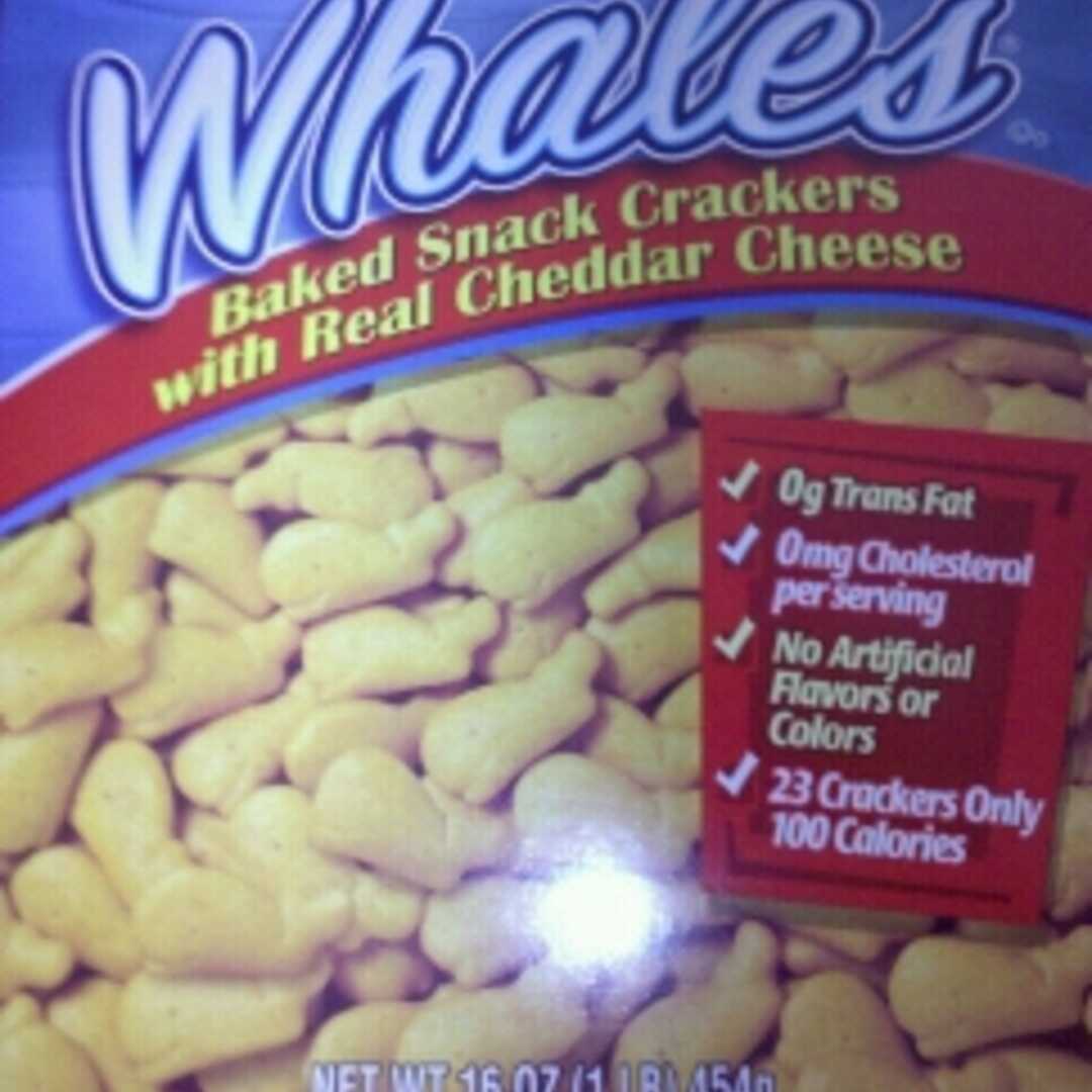 Stauffer's Whales with Real Cheddar Cheese Baked Snack Crackers (Package)
