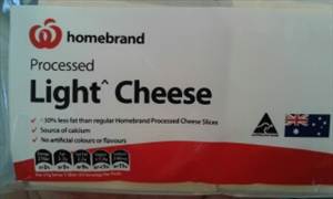 Woolworths Processed Light Cheese Slices
