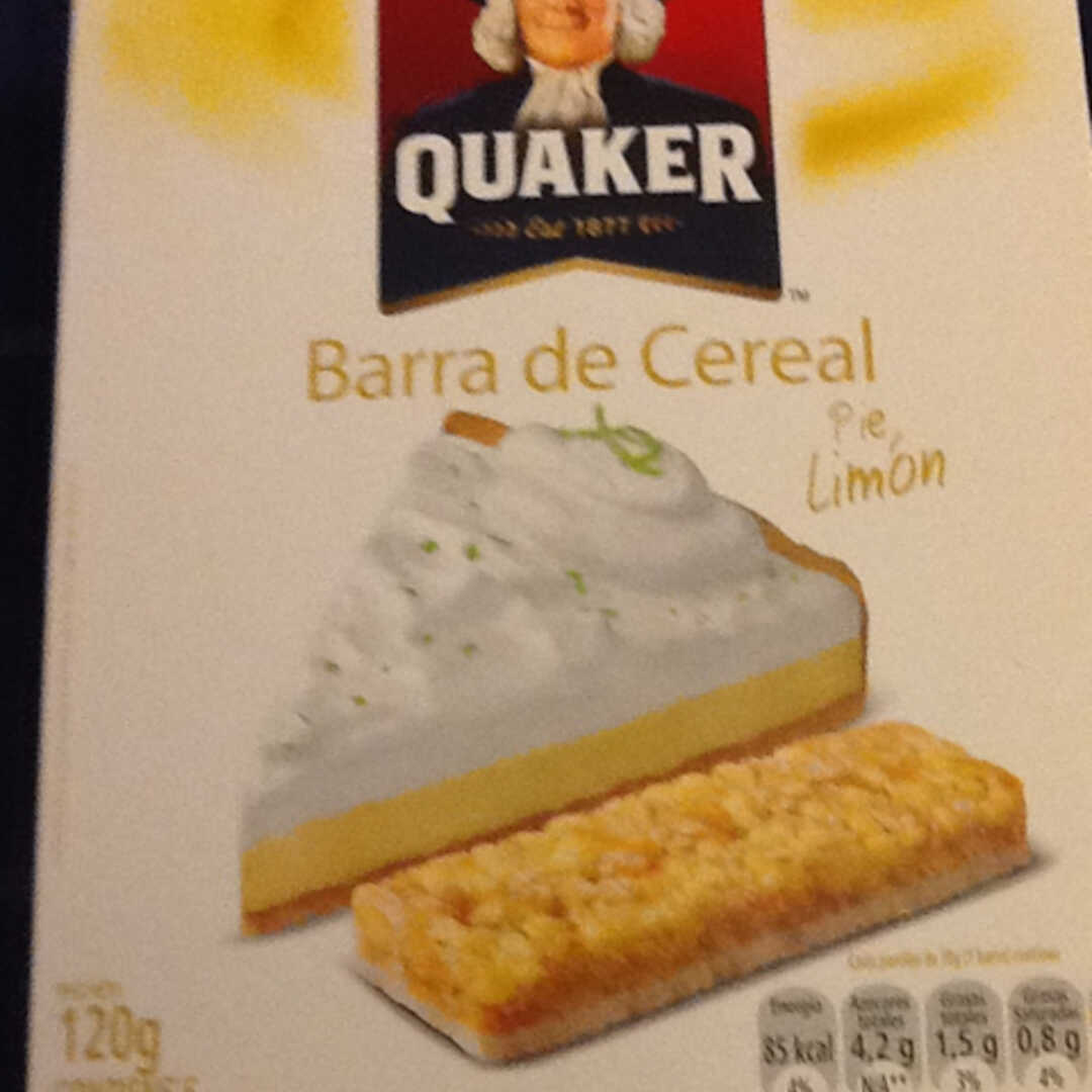 Quaker Barra de Cereal Pie de Limón
