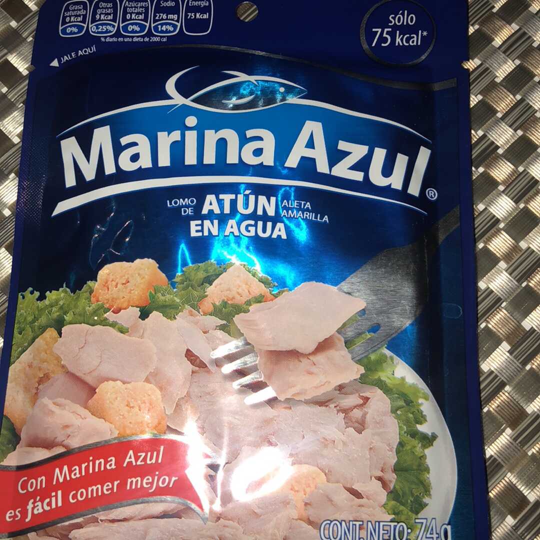 Marina Azul Lomo de Atún Aleta Amarilla en Agua (50g)