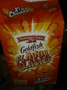 Pepperidge Farm Goldfish Flavor Blasted Xtra Cheddar Baked Snack Crackers