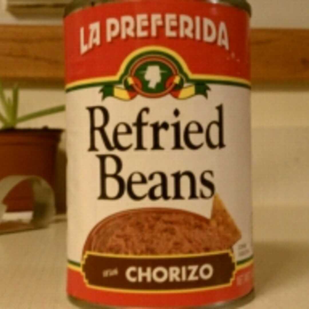 La Preferida Refried Beans with Chorizo