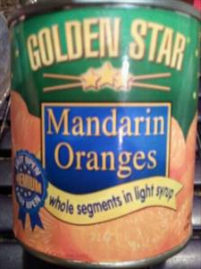Golden Star Mandarin Oranges in Light Syrup